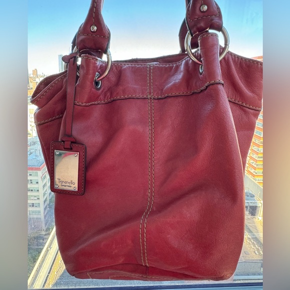 Red Tignanello Shoulder Tote Bag - Picture 2 of 10
